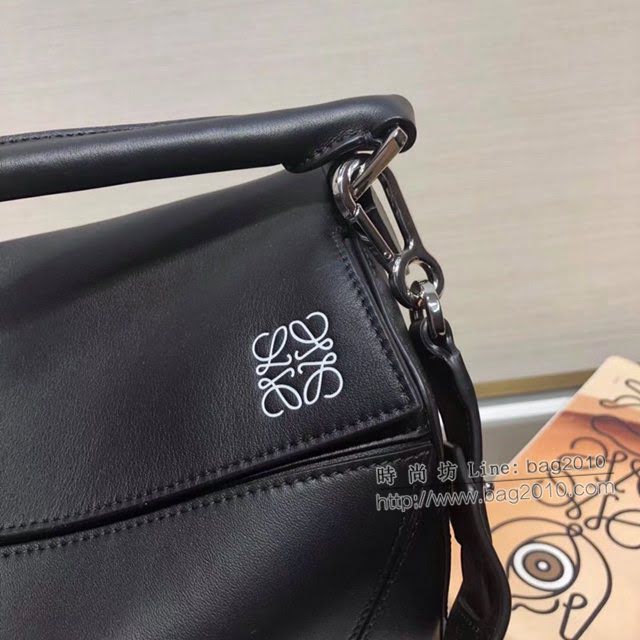 LOEWE經典爆款包包 羅意威Puzzle幾何中號拼接手提斜挎包 10171  tcl1042
